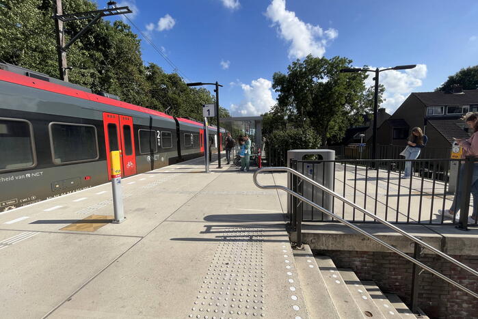 Trein gestrand op NS-station