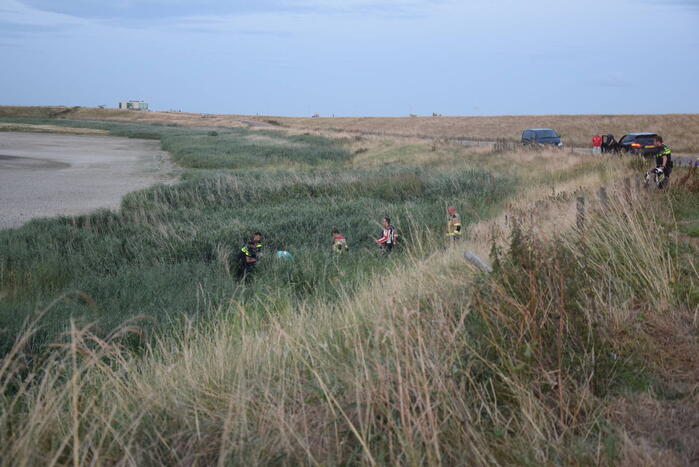 Motorrijders vliegen uit bocht