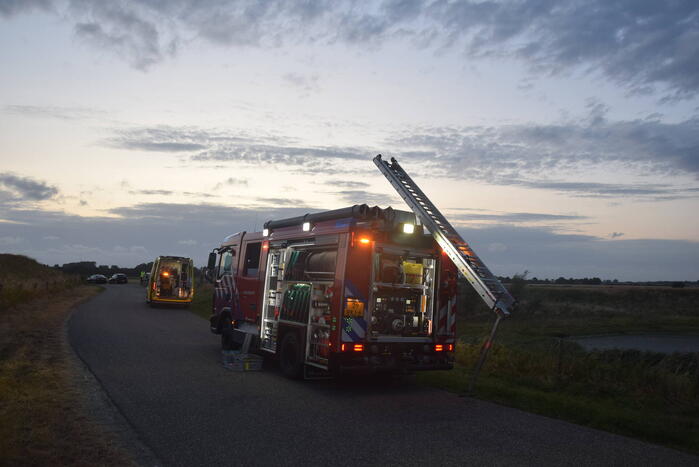 Motorrijders vliegen uit bocht