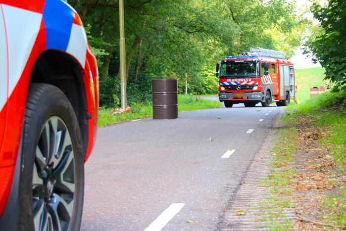 Vat met onbekende inhoud aangetroffen