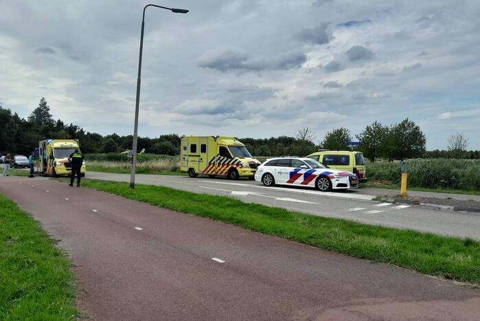Traumahelikopter landt in sandelingenpark