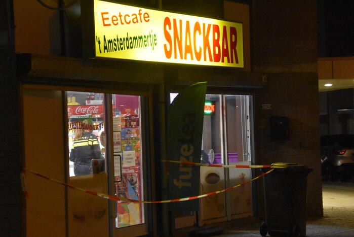 Snackbar 't Amsterdammetje overvallen