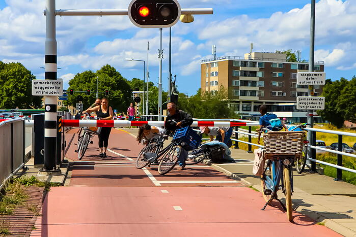 Leiderdorpsebrug in storing