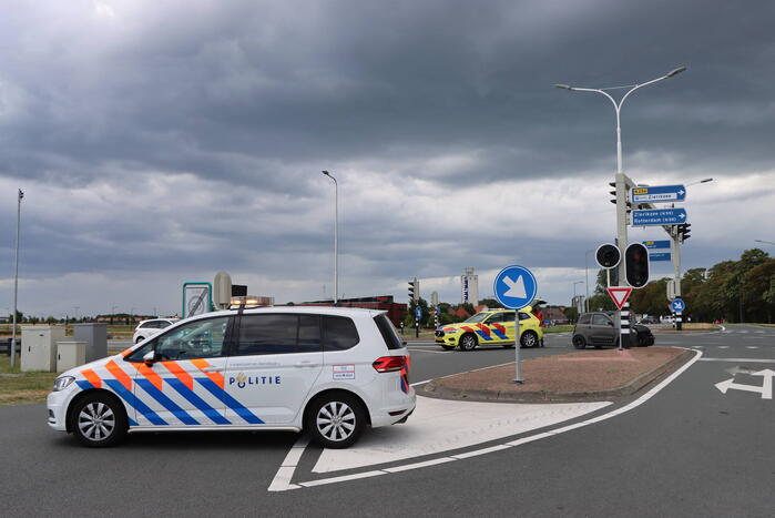Voertuigen in botsing op kruising