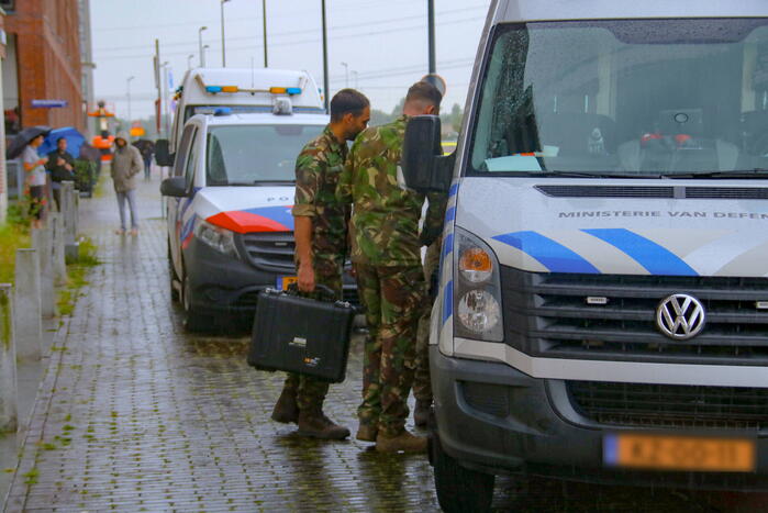 Grote inzet hulpdiensten na aantreffen verdacht pakketje