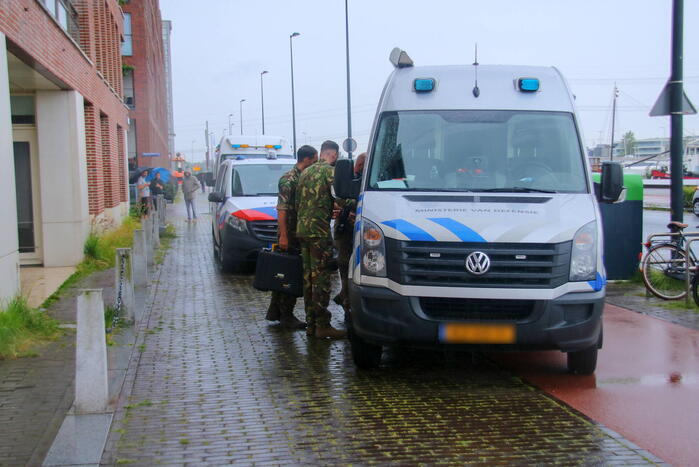 Grote inzet hulpdiensten na aantreffen verdacht pakketje