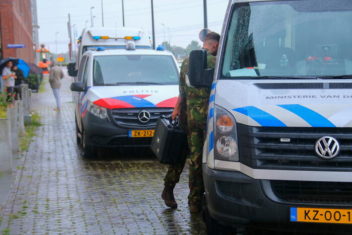 Grote inzet hulpdiensten na aantreffen verdacht pakketje