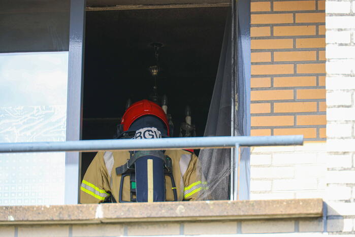 Woning vol rook door tosti-ijzer