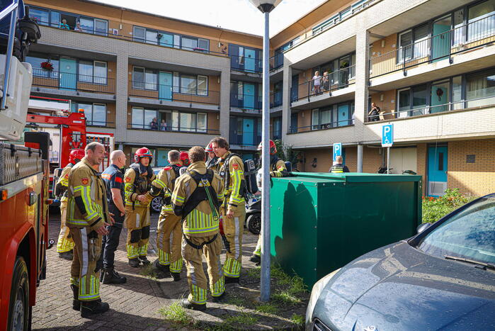 Woning vol rook door tosti-ijzer