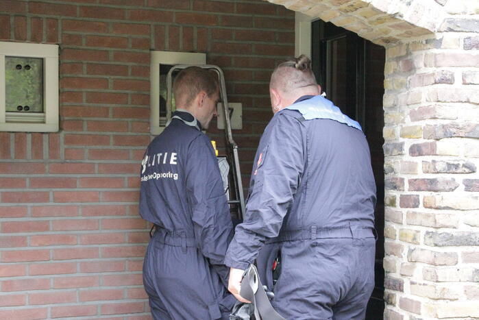 Forensisch onderzoek naar oorzaak woningbrand