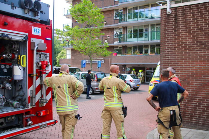 Brand op balkon Heijermansflat