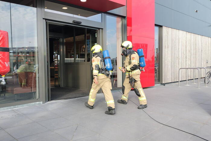 KFC ontruimd vanwege lekkage CO2 cilinder