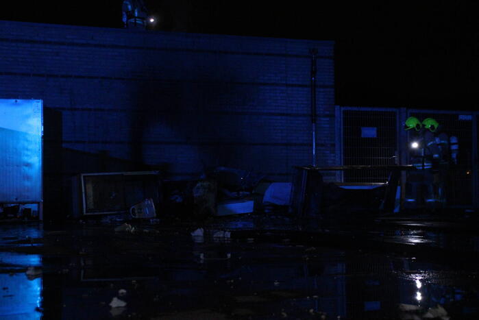 Meubilair in brand bij voetbalvereniging VV Zwaluwen