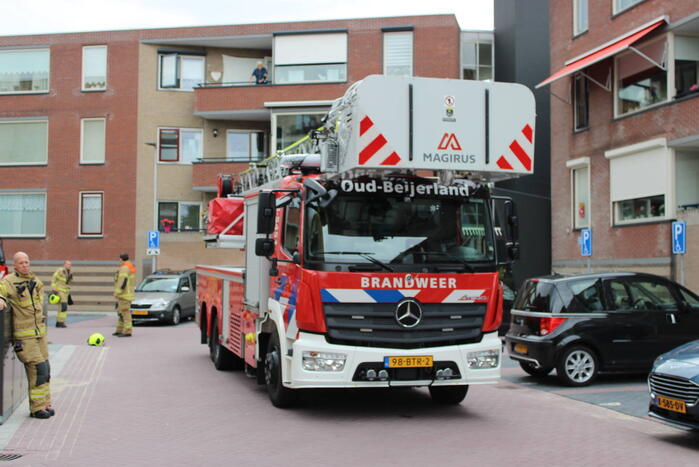 Woning vol rook door vergeten pan