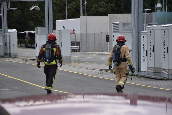 Brandweer doet onderzoek naar mogelijk waterstof lekkage