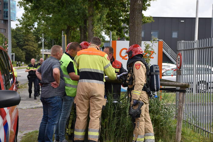 Brandweer doet onderzoek naar mogelijk waterstof lekkage