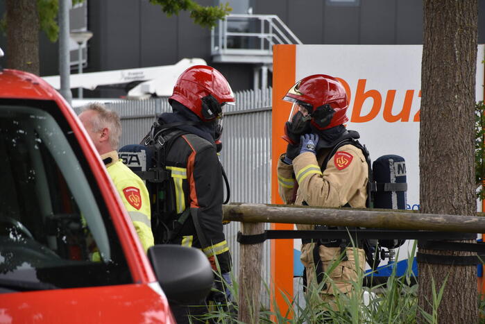 Brandweer doet onderzoek naar mogelijk waterstof lekkage
