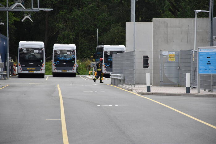 Brandweer doet onderzoek naar mogelijk waterstof lekkage