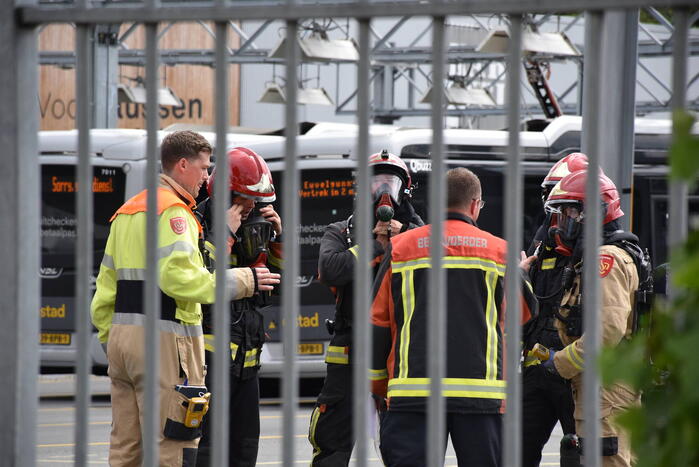 Brandweer doet onderzoek naar mogelijk waterstof lekkage
