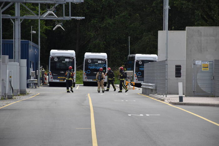 Brandweer doet onderzoek naar mogelijk waterstof lekkage
