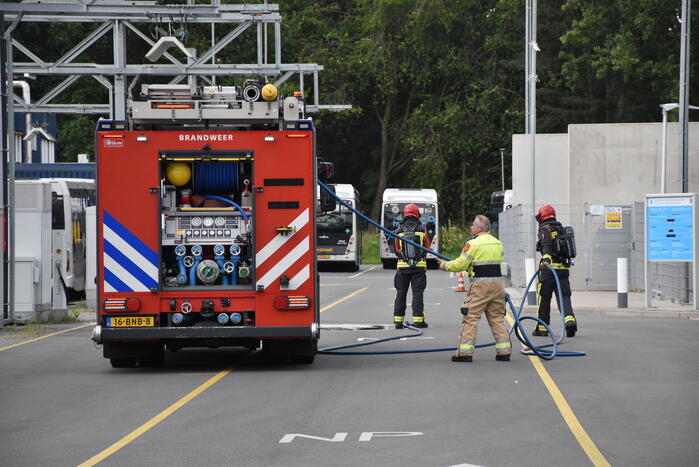 Brandweer doet onderzoek naar mogelijk waterstof lekkage