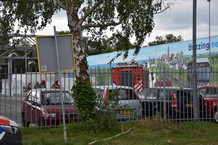 Brandweer doet onderzoek naar mogelijk waterstof lekkage