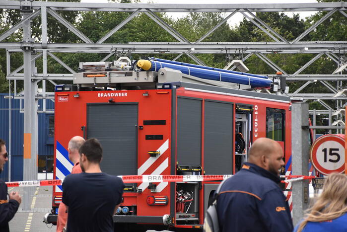 Brandweer doet onderzoek naar mogelijk waterstof lekkage