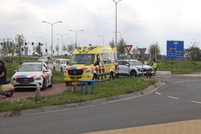 Fietser gewond na harde val