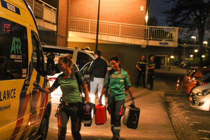 Persoon gewond in been na steekincident