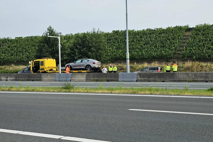 Flinke file na eenzijdige aanrijding