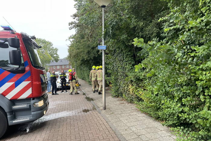 Brand bij oud leegstaand schoolgebouw