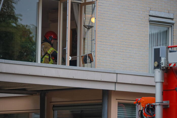 Schilderij in verzorgingshuis vliegt in brand