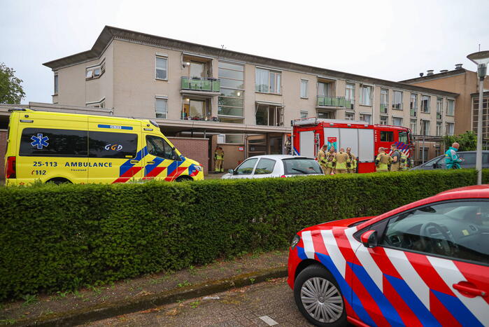 Schilderij in verzorgingshuis vliegt in brand