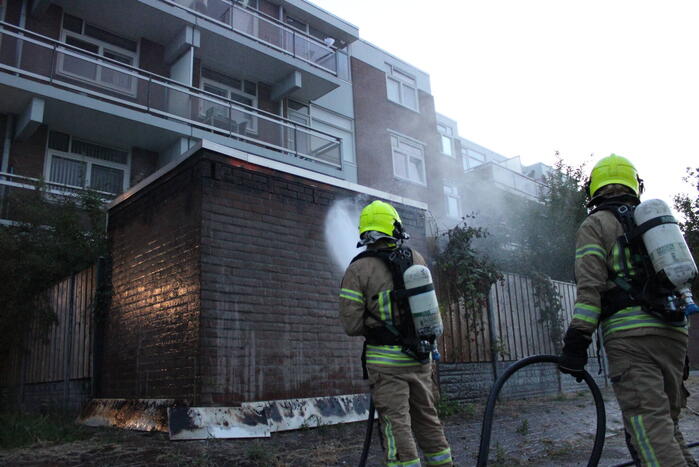 Schuur volledig uitgebrand
