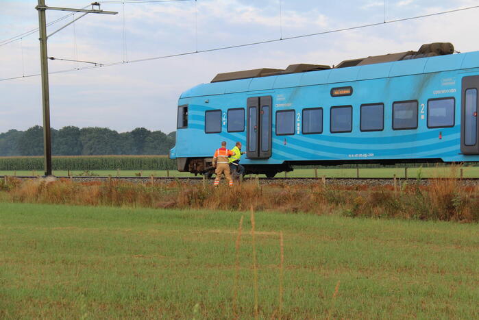 Persoon aangereden door passagierstrein