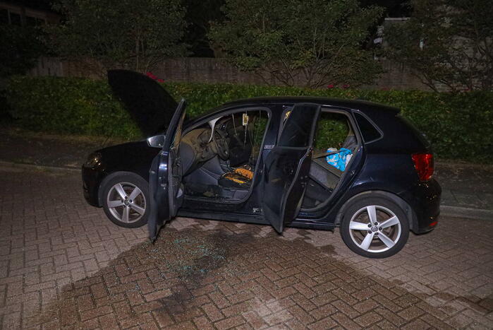 Auto flink beschadigd door brand