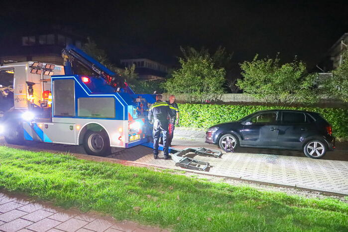 Auto flink beschadigd door brand