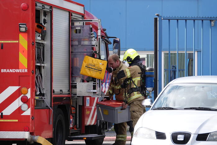 Zes gewonden bij brand in bedrijfspand