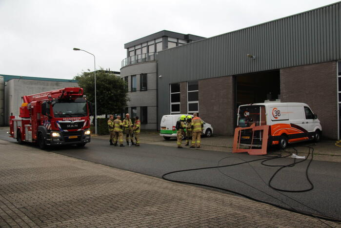 Industriebrand vrij snel onder controle
