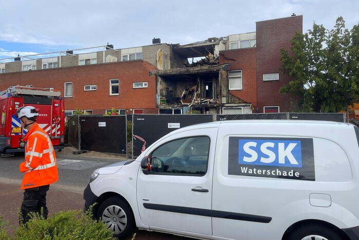 Nablussen na brand in woning