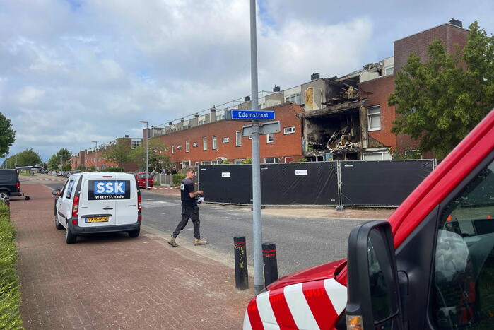 Nablussen na brand in woning