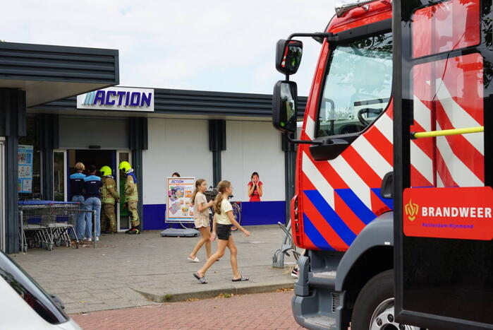 Action filiaal ontruimd na gaslucht