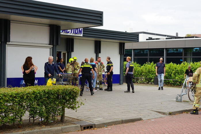 Action filiaal ontruimd na gaslucht