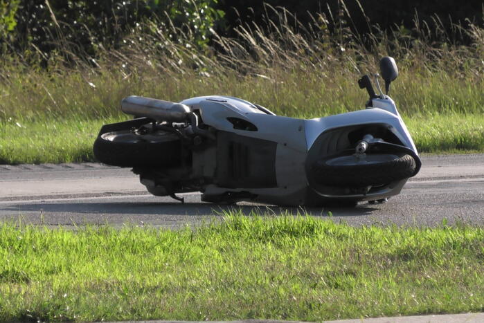 Scooterrijder gewond bij ongeval