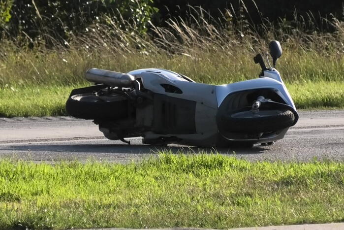 Scooterrijder gewond bij ongeval