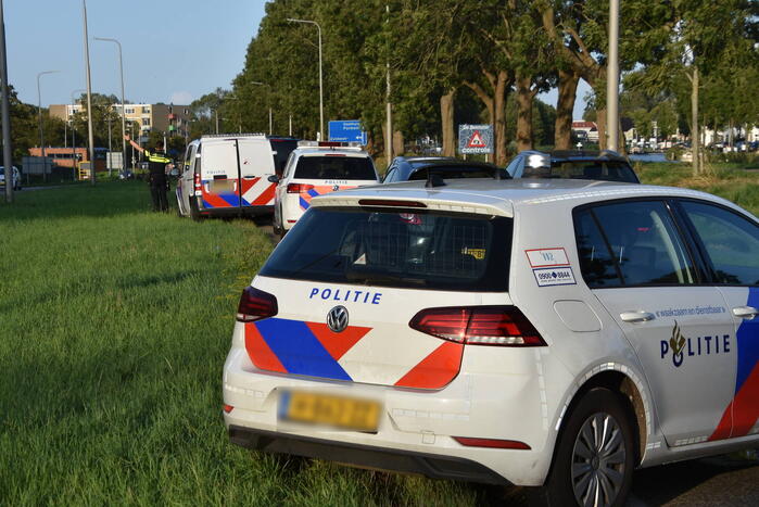 Grote politie-inzet na achtervolging op snewleg