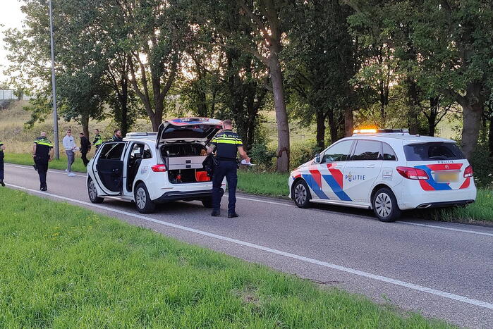 Grote politie-inzet na achtervolging op snewleg