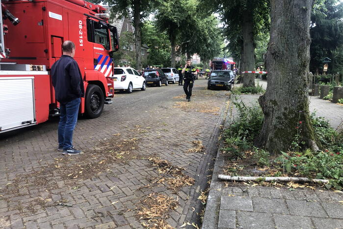 Woning brand snel onder controle