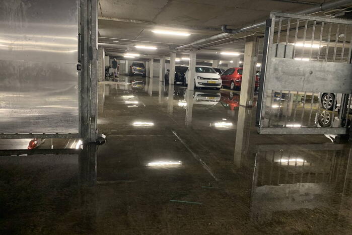 Wateroverlast in parkeergarage