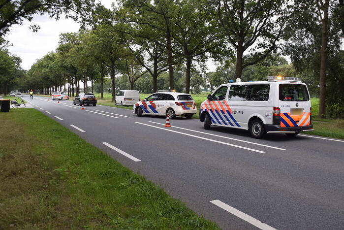 Drie voertuigen beschadigd bij kop-staartbotsing
